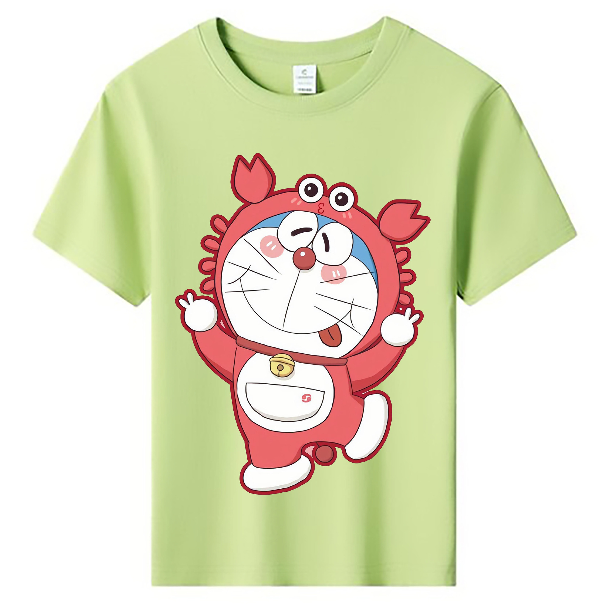 （画像用） ドラえもん Doraemon 綿100％キッズTシャツ（フロントプリント）
